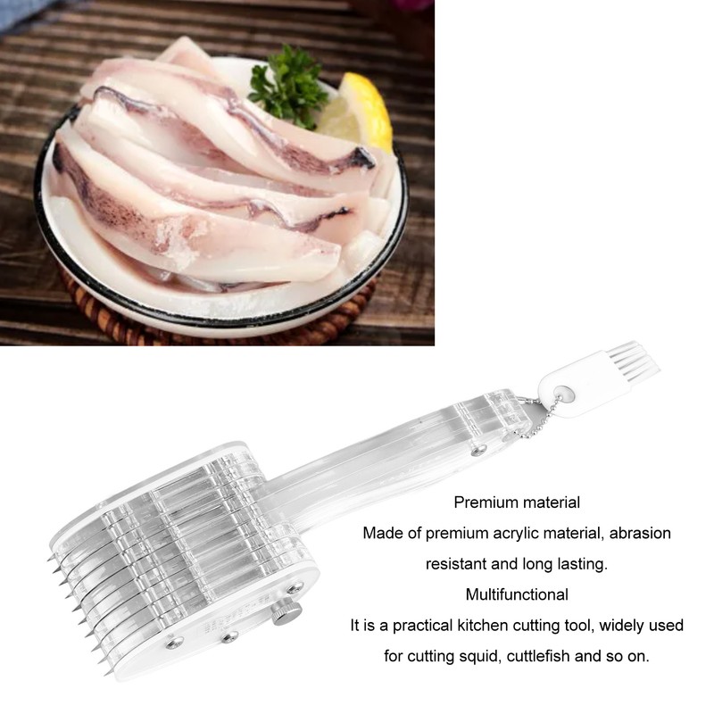 3mm Squid Cutter Acrylic Time Labor Saving Squid Flower Cuttlefish