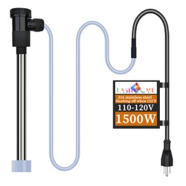 LASTINGCAPE LASTINGCAPE 1500W Submersible Hot Tub and Pool Portable Electric Immersion Water Heater with Temp Control, WiFi Timer and Auto Shut Off for Bathtub, Above Ground Pool, Swimming pool and baptismal pool