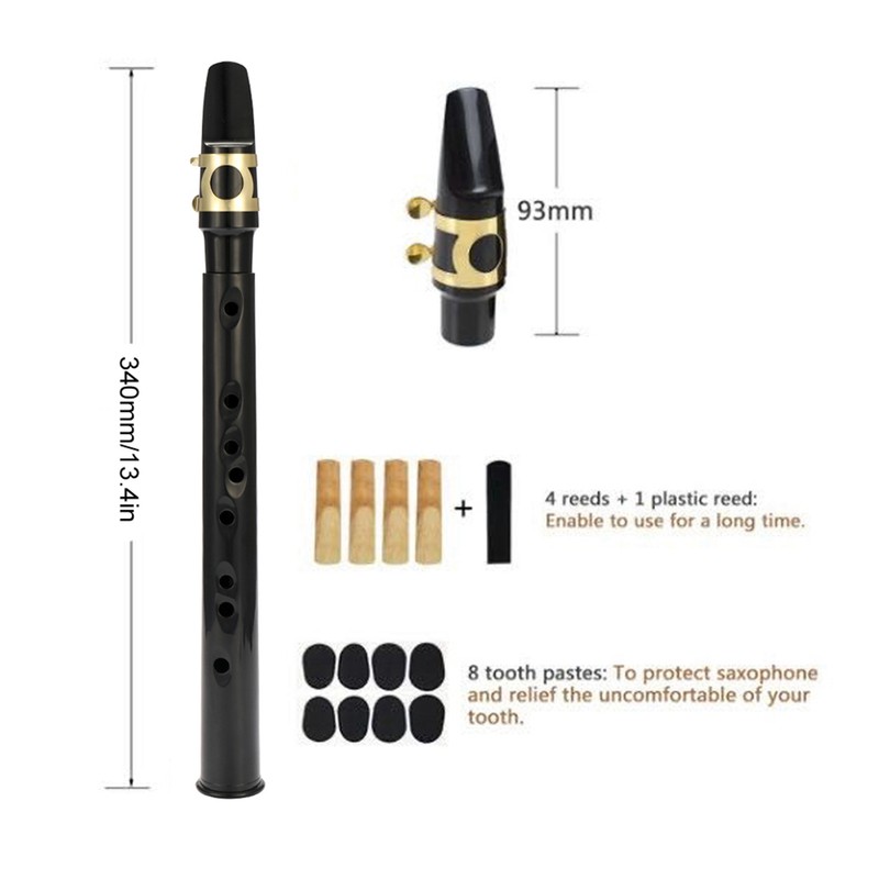 Pocket Sax Mini Portable Saxophone Little Saxophone With Carrying Bag