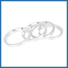 A ABSOPRO 4pcs 73.1 to 63.4 mm Aluminium Alloy Car