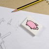 2 x 45mm 'Pig' Erasers/Rubbers (ER00025220)