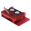 Aluminum Alloy Case Box with Dual Fan Heat Dissipation Accessory