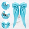 Big Bow Hair Clips 2pcs, Long Tail French Hair Bows