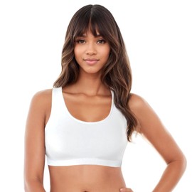 Bestform Women's 5009012 Tank Style Sports Bra-3 Pack, White, 38