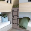 2-Step Wall/Floor Mounted Ladder – Heavy Duty Metal Bed Ladder