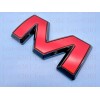 Auto Front GMC Red Black OVERLAY Emblem Badge Fit 2023+