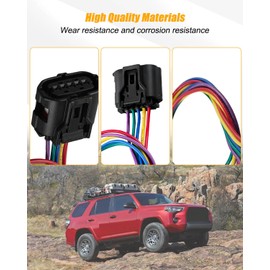 QAGGUM Connector Plug Pigtail Harness Fit for Toyota 4Runner Camry Sienna Lexus HS250h ES300h IS300 Scion Chevy GMC T6500 W3500, for Mass Air Flow Sensor