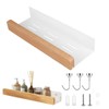 PHMING Shower Shelf for Drilling, 30 cm Shower Gel Holder,