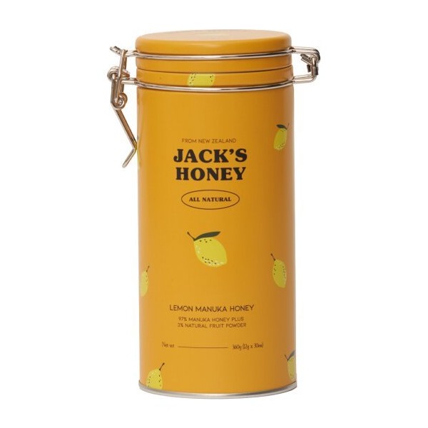Jax Honey Fruit Manuka Lemon 360g (30 packets x 12g), single option / 잭스허니 과일마누카 레몬 360g(30포 x 12g), 단일옵션