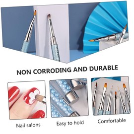 Baluue Professional Nail Art Pen Set Nail Art Brushes Manicure Templates Trimmer Diy Kit