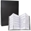 A4 Sheet Music Folder, 4 Page Expand, Writable Choir Folder,