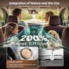 Beech Wood Car Air Freshener Vent Clip 2 Pack, Refillable