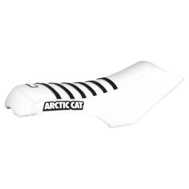 Enjoy Mfg 2005-17 Arctic Cat 400 500 650 700 750 1000 Seat Cover ALL WHITE/BLACK ribs #387