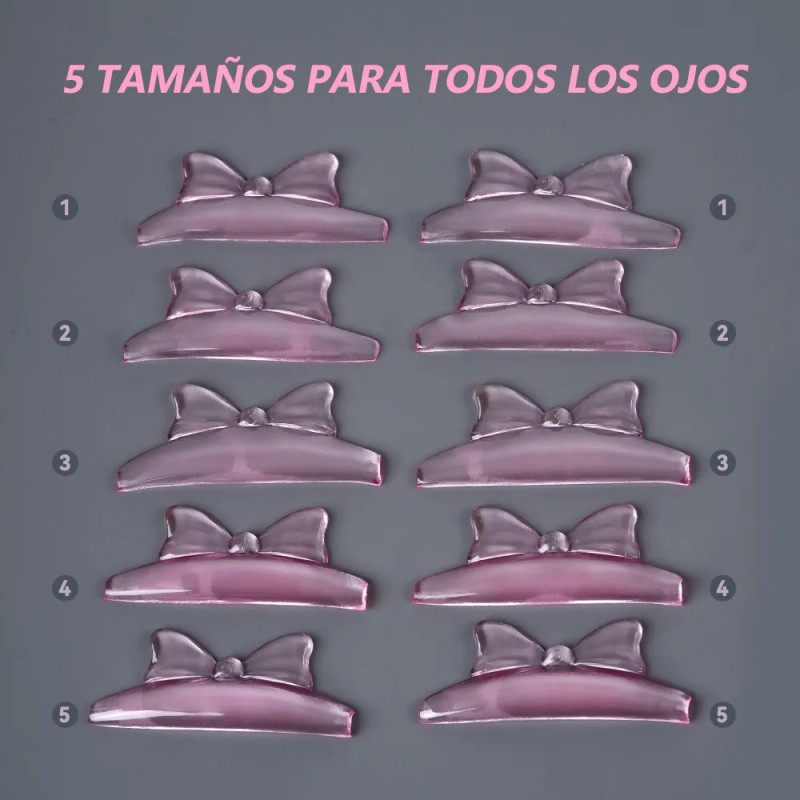 Pads De Silicona Para Lifting Y Extensiones Pestañas 5 Pares