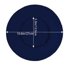 Jolbndcv 1 Pcs Beret Hat Wool French Beanie Hat Navy Blue