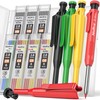 Nicpro 4 Pack Carpenter Pencil with Sharpener & Sleeve, Mechanical