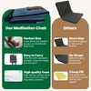 Adjustable Japanese Floor Chair with Back Support for Adults |