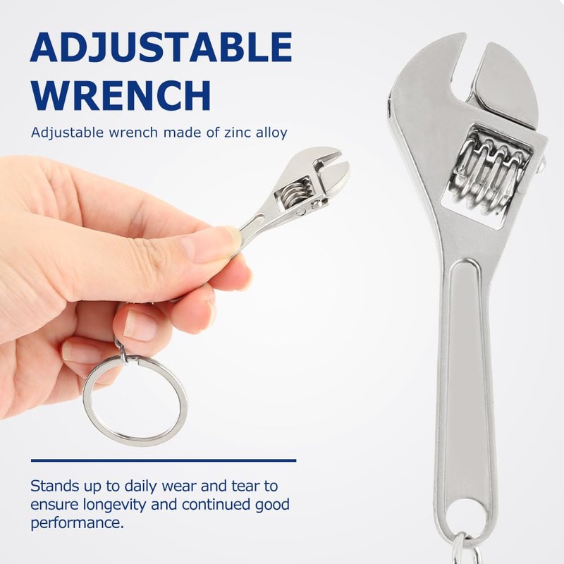 Pilarmuture Portable Precise Thread Size Checker Keychain,Precise Bolt Size Finder