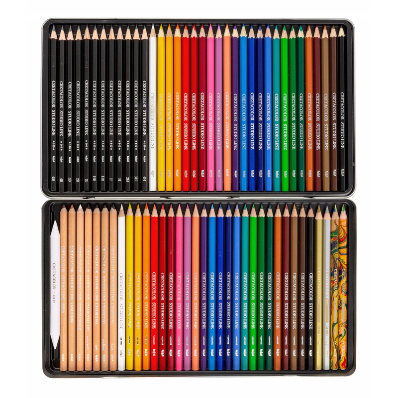 Cretacolor Artist Studio XXL Set, 72 Pieces, Excellent Quality, 465