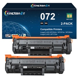 XINCTONER 072 Black Toner Cartridge 2 Pack for Canon MF284dw MF287dw Toner