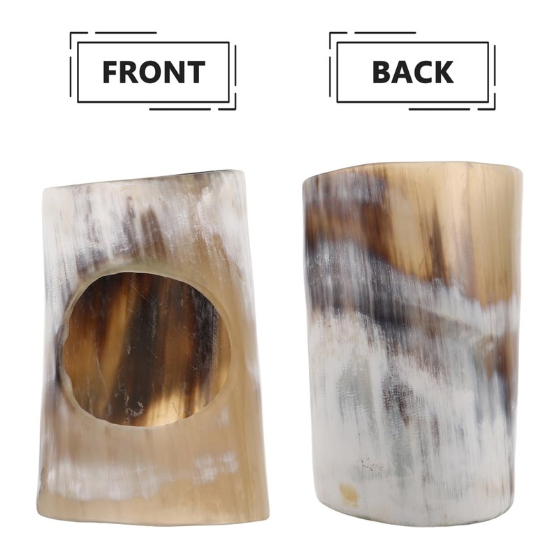 Ciieeo Drinking Horn Stand for Storage Horn Craft Display Base