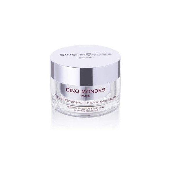 Cinq Mondes Precious Night Cream- 1.7oz. For mature skin. Total anti-aging support while you sleep: anti-wrinkle, anti-dark spot and firming