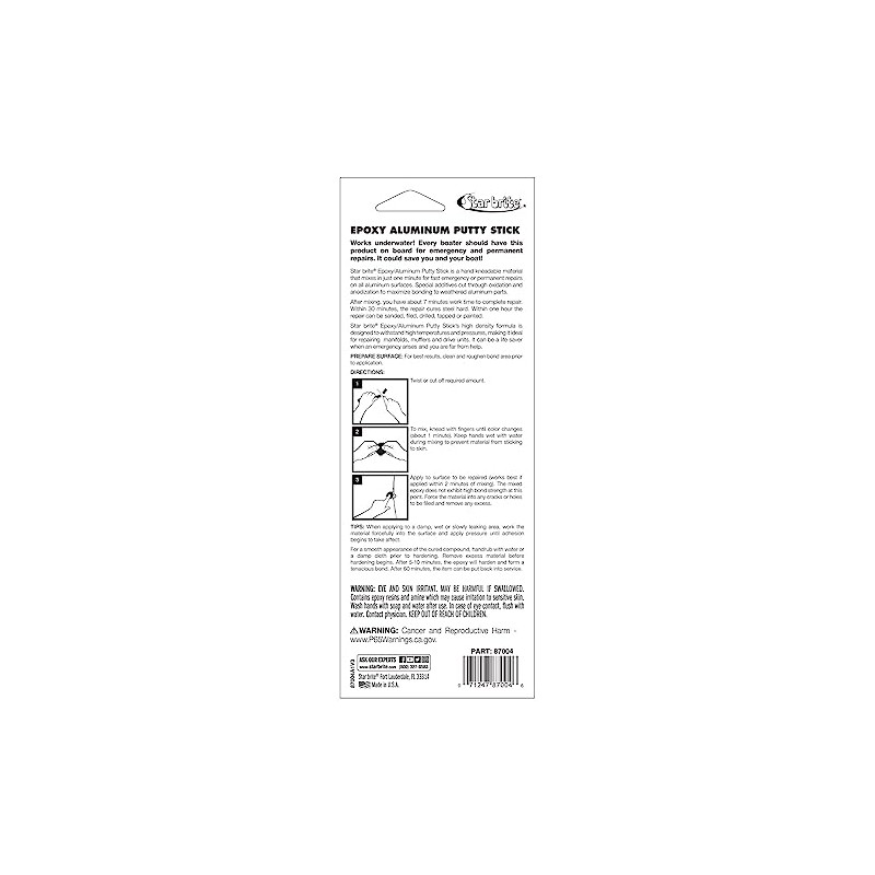 Star Brite Masilla epoxi de 4 onzas – Reparaciones rápidas