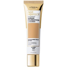 LOreal Paris L'Oreal Paris Age Perfect Radiant Serum Foundation with SPF 50, Natural Buff, 1 Ounce