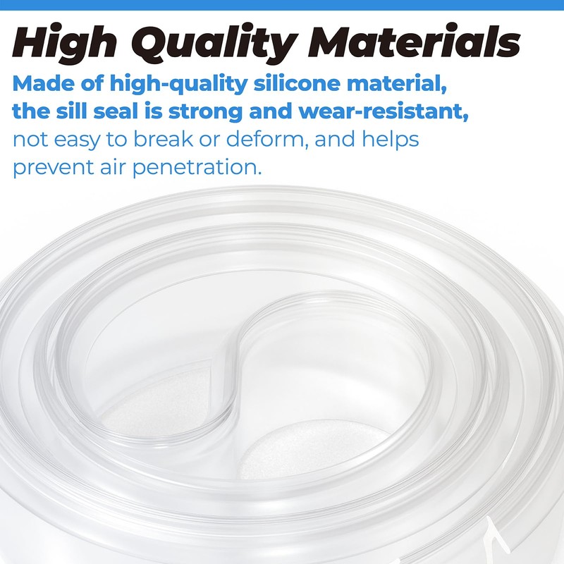 PalpitateC Shower Door Bottom Seal Clear Vinyl Shower Door Drip