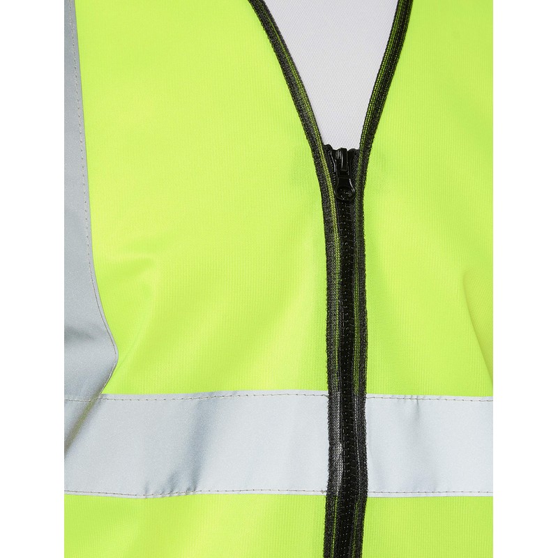 Supertouch 32345 Zipped Hi Vis Vest, XX-Large, Yellow