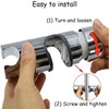 Adjustable Shower Head Holder for Slide Bar,Universal 18-25MM O.D. Rail