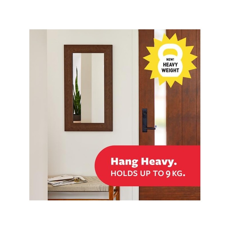 Command Picture Hanging Strips, White, X-Large, 10 Strip Pairs -