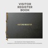 Officewerks Visitors Register & Guest Book, 120 Pages, 8 7/8"