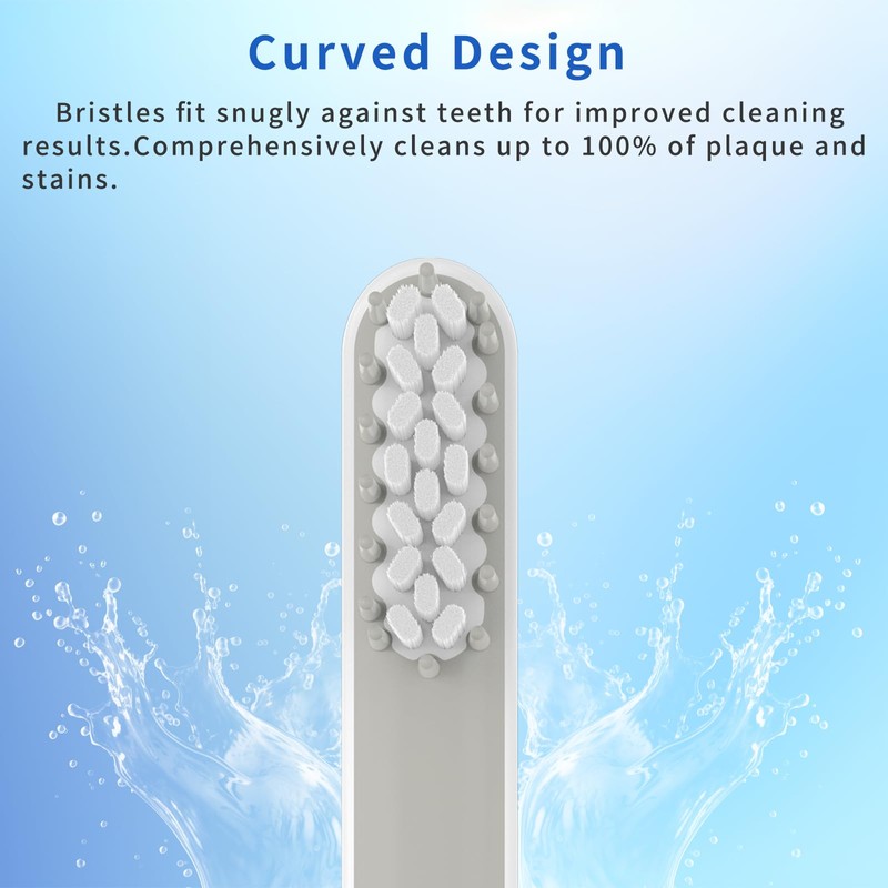 YMPBO Toothbrush Replacement Heads for Quip Electric ToothbrushAdult, 10 Pack