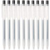 Muji 82902273 Gel Ink Ballpoint Pen, Smooth Drawing, Black, 0.02273