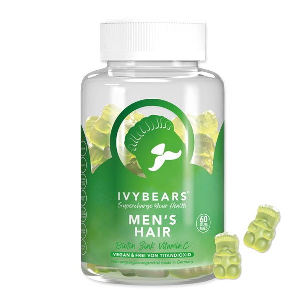 IvyBears IvyBears Men's Hair Vitamins and Boost Immune Gummies -