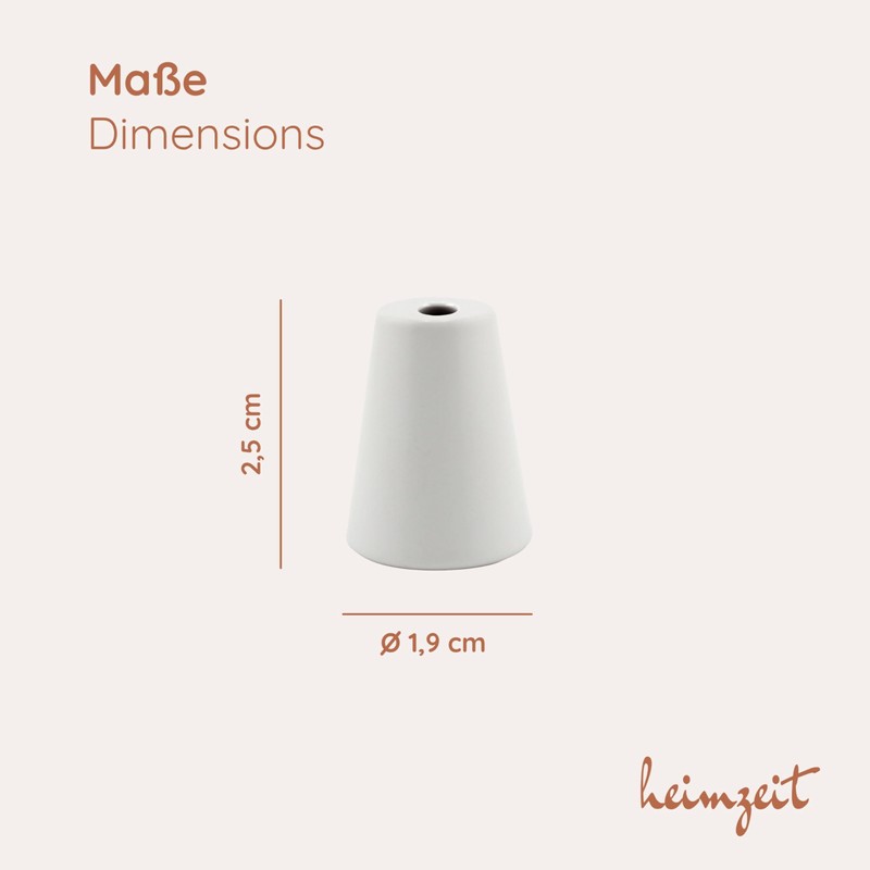 heimzeit Cone Cabinet Knobs for Doors, Drawers and Dressers Made