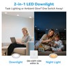 KEELED Downlights for Ceiling, Recessed Lighting with Night Light, 230V,