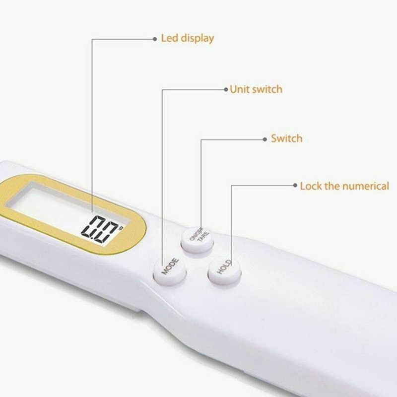 Vogueing Tool Kitchen Spoon Scale Weighing Spoon 500g/0.1gElectronic Digital Kitchen
