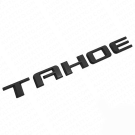 Set 5pack OEM Three Tahoe Plus Two High Country Emblems 3D Letters Badge Compatible with Tahoe 2019-2025 84910061 Glossy Black