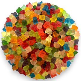 Irresistibly Delicious 12 Flavor Gummy Bear Cubs -1.5 lbs Lusciously Flavorful Soft & Chewy Candy Snack, Fruity Flavor Assortment-Great for Kids and Adults of All Ages(24 oz)