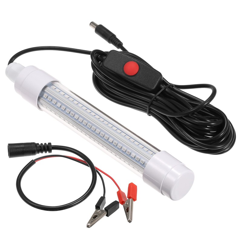 144 LED Submersible Fishing Light Underwater Fish Finder Lamp Night