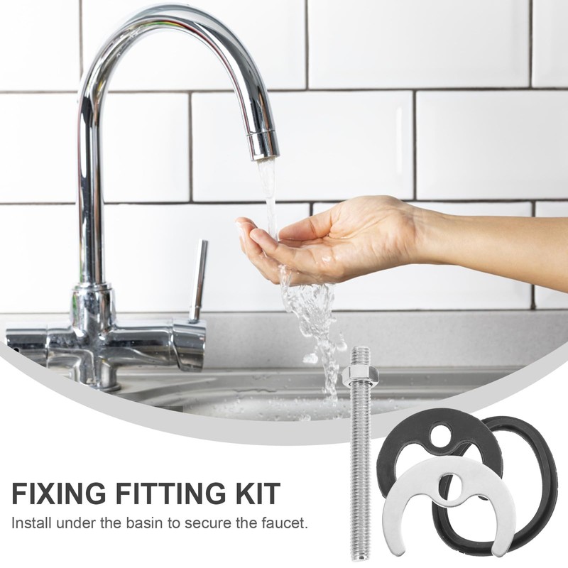 DOITOOL Faucet Fixing Bracket 1 Set Faucet Mounting Nut and