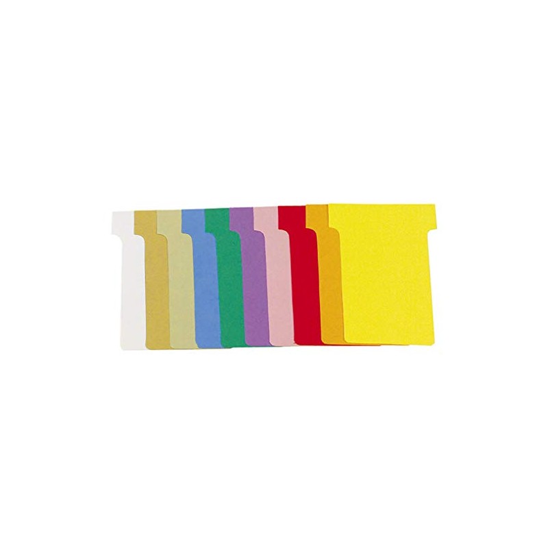 Exacompta 57745 Pack of 1000 T-Index Cards Made of Extra