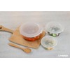 Hario MST-60-TW Heat-resistant Glass Storage Container, Round, 20.3 fl oz
