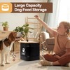 DD 2 Pack Dog Treat Container for Countertop, Black Dog
