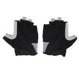 Men Cycling Half Finger Gloves Anti Slip Shock Absorption Bicycle Fingerless Glove for Outdoor Biking Hiking L