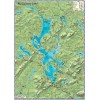 Moosehead Lake Maine Wall Map