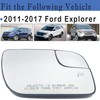Explorer Passenger Side Mirror Glass Compatible with 2011-2017 Ford Explorer