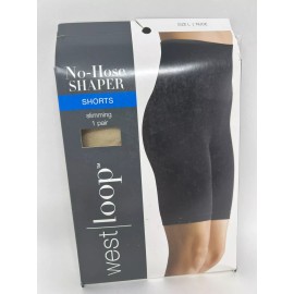 West Loop New West Loop No Hose Shaper Shorts Slimming Pair Nude/Cream/Bei